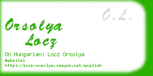 orsolya locz business card